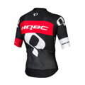 HQBC dres QPI SK TEAM s kratkimi rokavi črno/rdeč