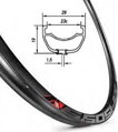 MACH1 platišča 5.50 SL 27.5 32D TLR črna 550g
