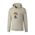 SHIMANO Pulover SHIMANO HOODIE zeleno/rdeč