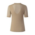 SHIMANO Ženska majica s kratkimi rokavi VERTEX SS BASE LAYER svetlo rjava