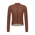 SHIMANO Jersey EVOLVE MERINO LONG rjava