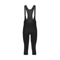Hlače SHIMANO VERTEX KNICKERS 3/4 izolirane z naramnicami črne barve