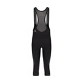 Hlače SHIMANO VERTEX KNICKERS 3/4 izolirane z naramnicami črne barve
