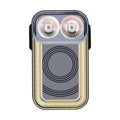 MAGICSHINE Light SEEMEE 100AD RADAR zadnja 7f USB črna