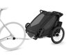 THULE Otroški voziček Chariot Sport 2 G3 Black - Single NEW25