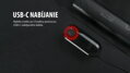 MAGENE Light L508 RADAR zadnja 7f USB črna