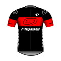 Dres QPI TEAM 2021 s kratkimi rokavi črno/rdeč