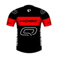 Dres QPI TEAM 2021 s kratkimi rokavi črno/rdeč