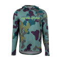 PEARL IZUMI majica s kratkimi rokavi MIDLAND GRAPHIC LS PULOVER HOODIE zelena F22