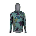 PEARL IZUMI majica s kratkimi rokavi MIDLAND GRAPHIC LS PULOVER HOODIE zelena F22