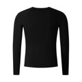 Majica s kratkimi rokavi VERTEX LONG BASE LAYER črna
