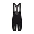 Hlače VERTEX THERMAL SHORTS izolirane z naramnicami črne barve