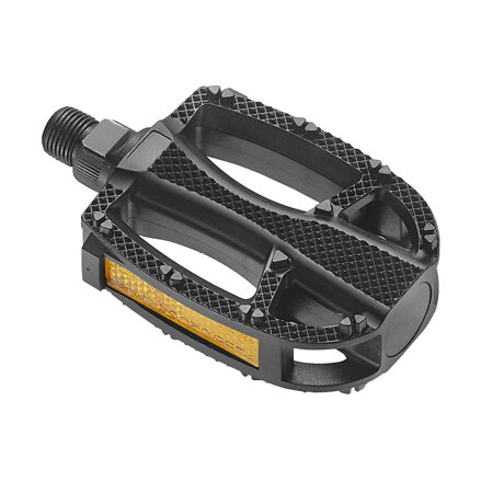 LONGUS Pedala KID PP plastična črna otroška, ​​žoga