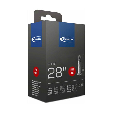 SCHWALBE Zračnica SV15 700x18/28C FV 50mm (18/28-622) 105g