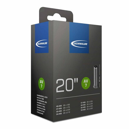 SCHWALBE Zračnica AV7 20x1,50/2,00 AV 40mm (40/62-406) 145g