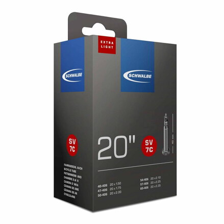 SCHWALBE Zračnica FV7C EXTRA LIGHT 20 40/60-406 EK 40mm 95g