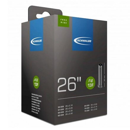 SCHWALBE Tube AV13F 26x2.10/3.00 40mm (54/75-559) 185g freeride