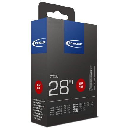 SCHWALBE Zračnica SV15 700x18/28C FV 40mm (18/28-622) 105g