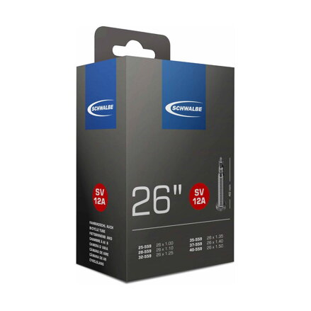 SCHWALBE Zračnica SV12A 26x1,00/1,50 40mm (25/40-559) 120g