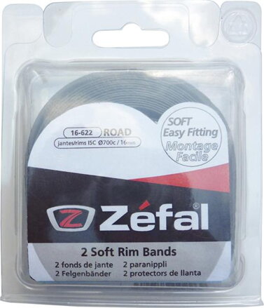 ZÉFAL Trak za cestni rob 28/18mm, siv, 2 kom