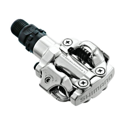 SHIMANO Pedala MTB PD-M520 SPD srebrna + škatla SM-SH51