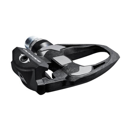 SHIMANO Cestna pedala PD-R9100 SPDSL črna + črna SM-SH12 karbon
