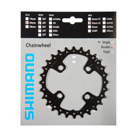 SHIMANO menjalnik 28z. FC-M675 SLX 64 mm