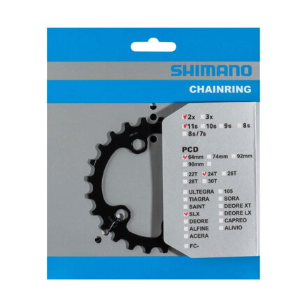 SHIMANO Gear 24z. FC-M7000 SLX 34/24z. črna 64 mm