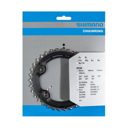 SHIMANO Gear 34z. FC-M7000 SLX 34/24z. črna 96 mm