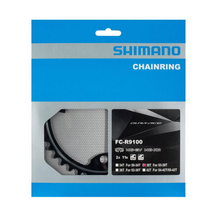 SHIMANO menjalnik 39z. FC-R9100 Dura Ace črna 110 mm