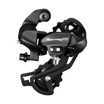 SHIMANO Menjalnik Tourney TX RD-TX800 7/8-k. brez kljuke črne barve