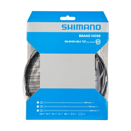 SHIMANO Hidravlična cev SM-BH90 2000mm črna M820 Saint