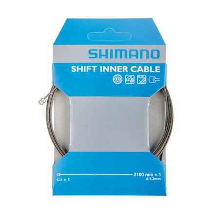 Kabel za prestavljanje SHIMANO 1.2x2100mm iz nerjavečega jekla + prevleka Optislick