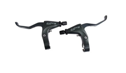 Zavorna ročica SHIMANO. Tiagra BL-4700 par za ravno cestno krmilo sive barve