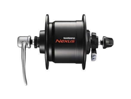 SHIMANO Pesto z dinamom DH-C3000 6V/3W 32d. črna na r.u.+prenapetostna zaščita SMDH10