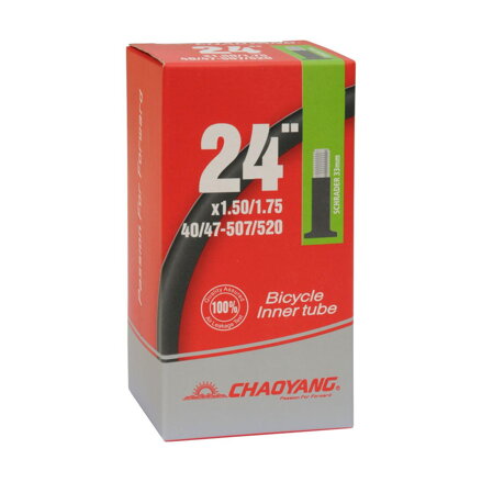 CHAOYANG Zračnica 24x1,50/1,75 AV33 (40/47-507/520)