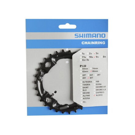 SHIMANO menjalnik 30z. FC-M4000/4050 Alivio 9-k. 96 mm