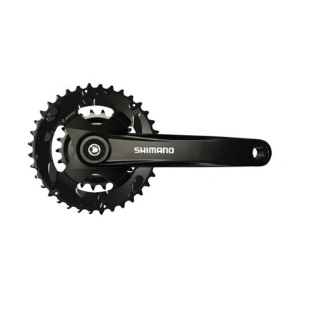 SHIMANO Middle Altus FC-MT101 175mm 36/22z. 9-k. črna brez kvadratnega pokrova