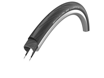 SCHWALBE Guma LUGANO II ENDURANCE (25-622) 700x25C Active 50EPI 490g Črna