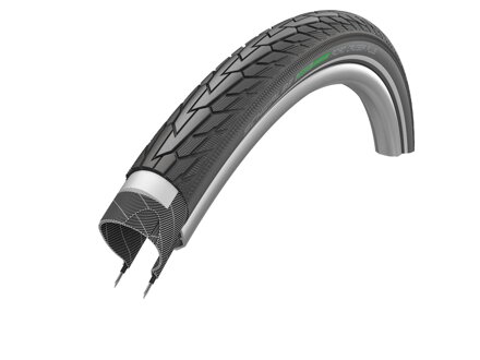 SCHWALBE Pnevmatika ROAD CRUISER PLUS (37-622) 28x1.40 700x35C Active 50EPI PunctureGuard 715g Reflex Green