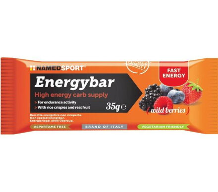 NAMEDSPORT Ploščica ENERGYBAR gozdni sadeži 35g