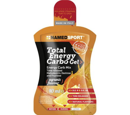 NAMEDSPORT Gel TOTAL ENERGY CARBO citrusi 40 ml