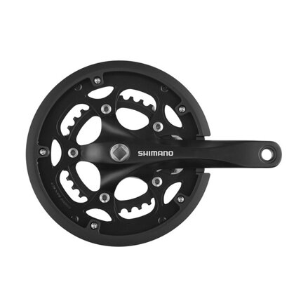 SHIMANO Center CLARIS FC-RS200 175mm 50/34z. s pokrovom 8k. črno na kvadrat