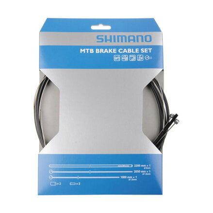 SHIMANO Cable brake MTB komplet črna