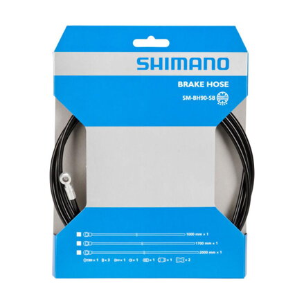 SHIMANO Hidravlična cev SM-BH90 1000mm črna M985/785/675
