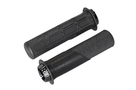 Ročaji PRO TRAIL LOCK ON s črno obrobo 132x32 mm
