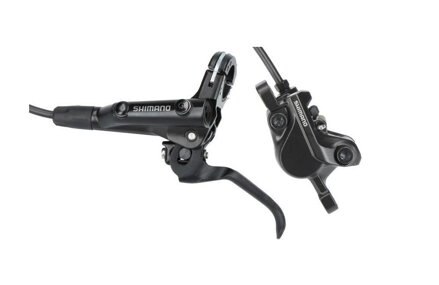 SHIMANO Hidravlična zavora E-MT501 BL-MT501/BR-MT520 zadnji črni stebriček 1700 mm cev + plošča. D03S