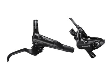 SHIMANO Hidravlična zavora E-MT501 BL-MT501/BR-M520 sprednja črna cev za nastavek 1000 mm + plošča. D03S