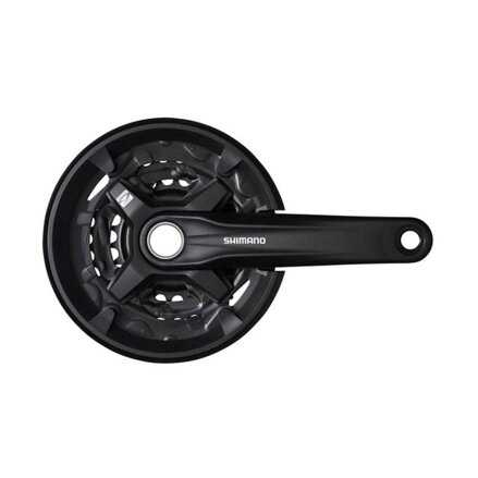 SHIMANO Middle Altus FC-MT210 175 mm 40/30/22 9-k. črna z dvodelnim pokrovom brez ležaja