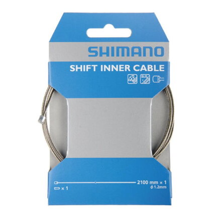 Kabel za prestavljanje SHIMANO 1,2x2100 mm iz nerjavečega jekla + končna kapica
